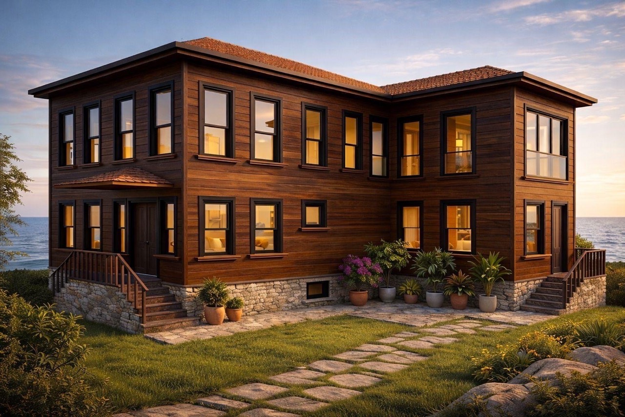 Beylerbeyinde Ruhsatı Hazır Köşk Projesi | 380 m² Bahçeli