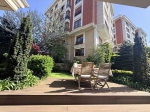 Soğuksu Paşagarden Sitesi’nde Full Eşyalı Modern 3+1 Bahçe Dubleksi | Boğaz Manzaralı