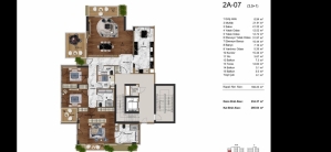Acarkent'e Yakın Verra Suites 3,5+1 Deniz Manzaralı